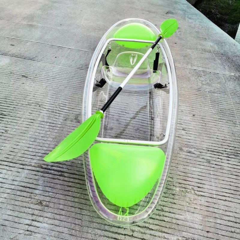 PC Kayak Boat Polycarbonate Boats Transparent Kayak Cheap Fishing Boat Leisure Rowig Dugout Canoe Factory Direct Selling