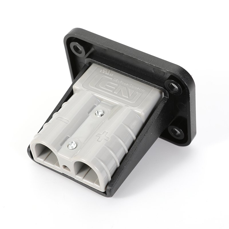 Flush Mount Panel Anderson Plug SB50 Connector Kit Mounting Bracket Panel Cover Accessories for Caravan Camper Boat Truck