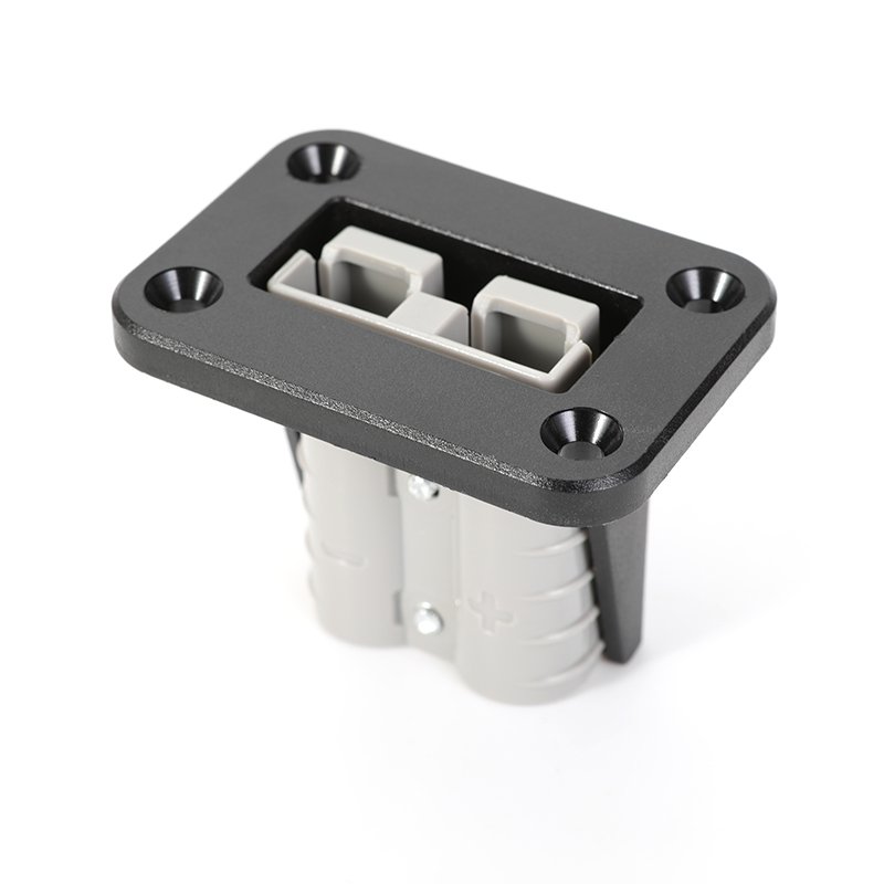 Flush Mount Panel Anderson Plug SB50 Connector Kit Mounting Bracket Panel Cover Accessories for Caravan Camper Boat Truck