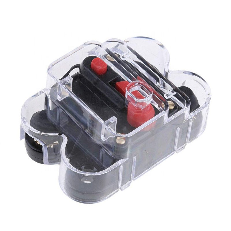 12V 32V 30A 40A 50A 60A 80 100 125 150 200 250 300 Amp Manual Reset Waterproof Cover Inverter Circuit Breaker for Boat Car Audio