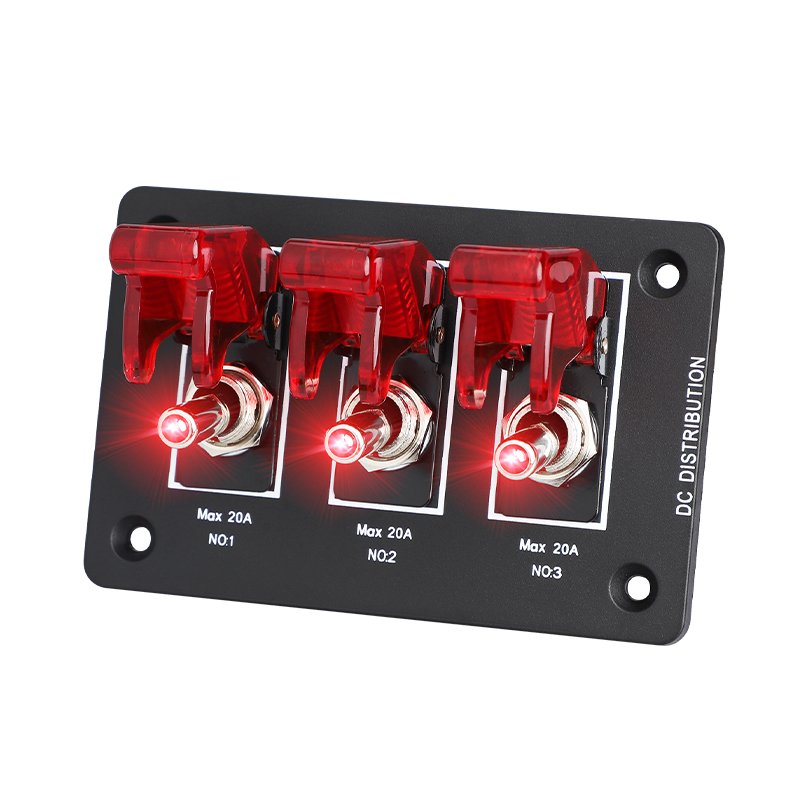 Factory Supply 120A Red Cover ON/Off Toggle Car Switch Automotive Car Marine Boat RV Camper 12v off Road Switch Panel