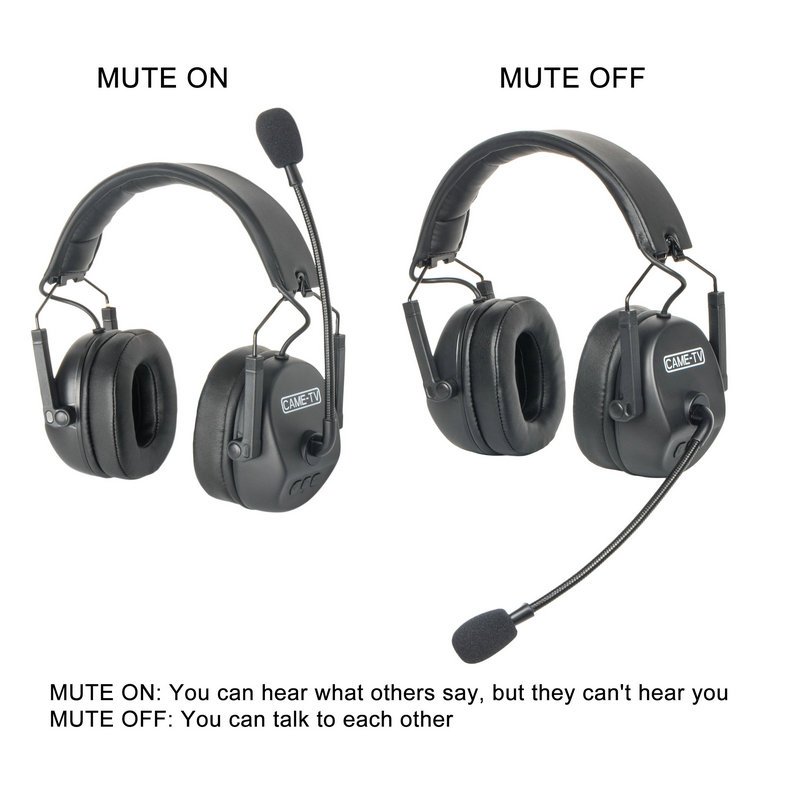 CAME-TV KUMINIK8 D4 Hands-free Cover Charger Hard Case Wireless Headphones Earphone With Mic
