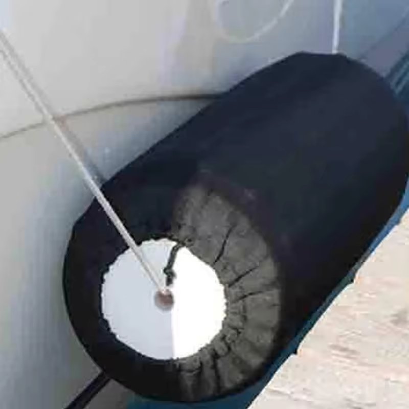 MESOROCK Brand Custom Printing Neoprene Boat Fender Cove Soft Black Boat Fabric Fender Covers