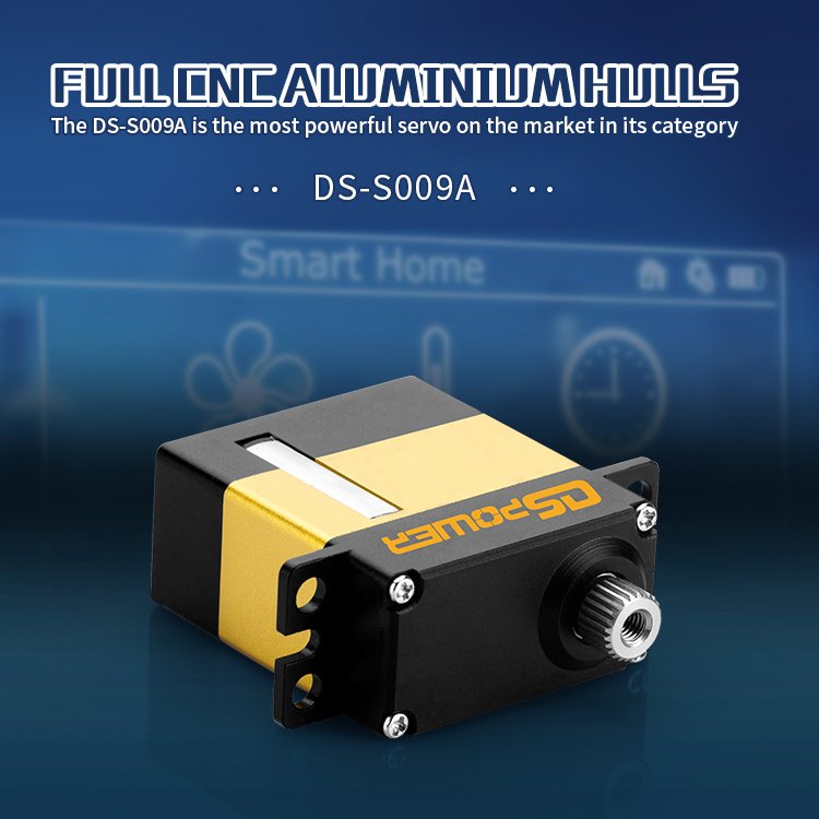 DSpower DS-S009A Stainless Steel Gear Digital Servo for 450 380 480 500 RC Helicopter