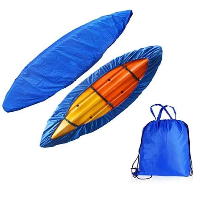 High Quality and Durable 420D Oxford Polyester Cloth Waterproof and Dustproof Kayak and Canoe Cover
