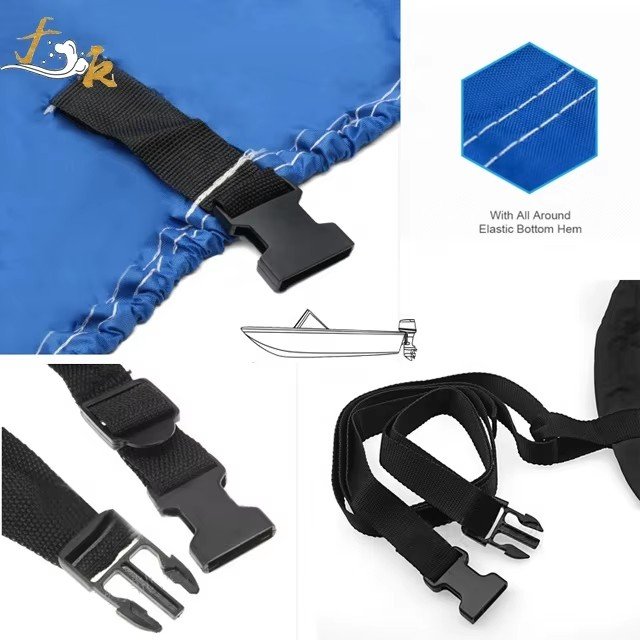 High Quality and Durable 420D Oxford Polyester Cloth Waterproof and Dustproof Kayak and Canoe Cover