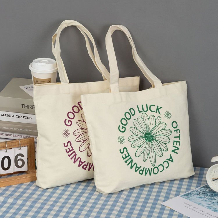Free Design Eco Grocery Shopping Bag Canvas Promotional Shopping Bag Cotton Canvas Tote Bag With Logo Printed