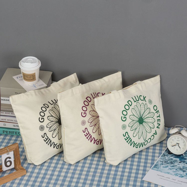 Free Design Eco Grocery Shopping Bag Canvas Promotional Shopping Bag Cotton Canvas Tote Bag With Logo Printed