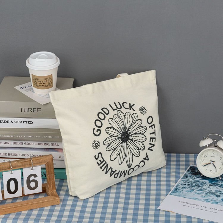 Free Design Eco Grocery Shopping Bag Canvas Promotional Shopping Bag Cotton Canvas Tote Bag With Logo Printed