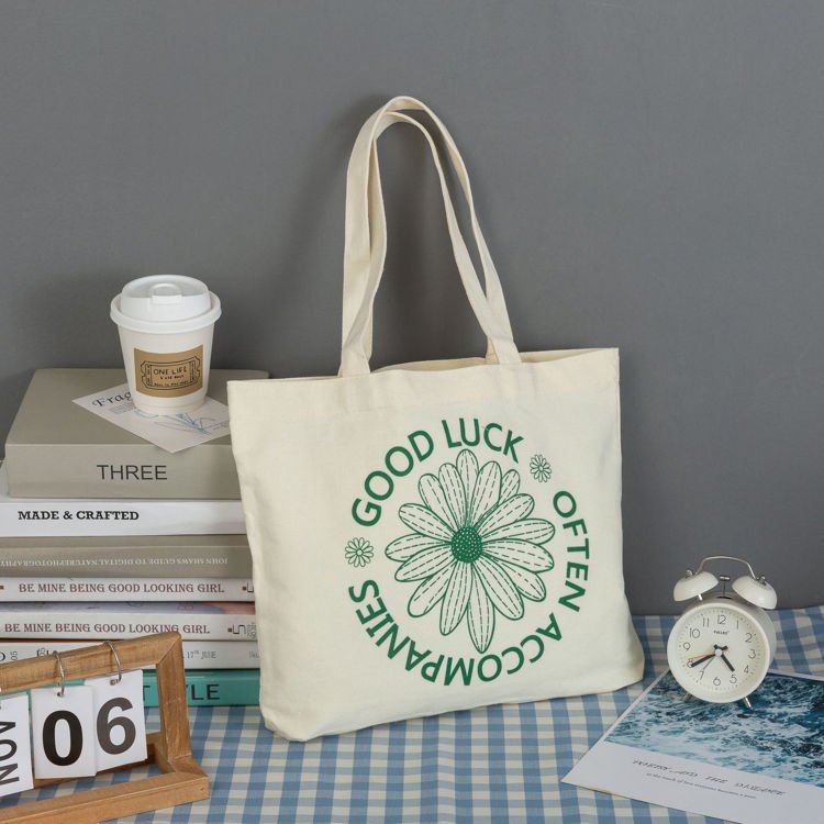 Free Design Eco Grocery Shopping Bag Canvas Promotional Shopping Bag Cotton Canvas Tote Bag With Logo Printed
