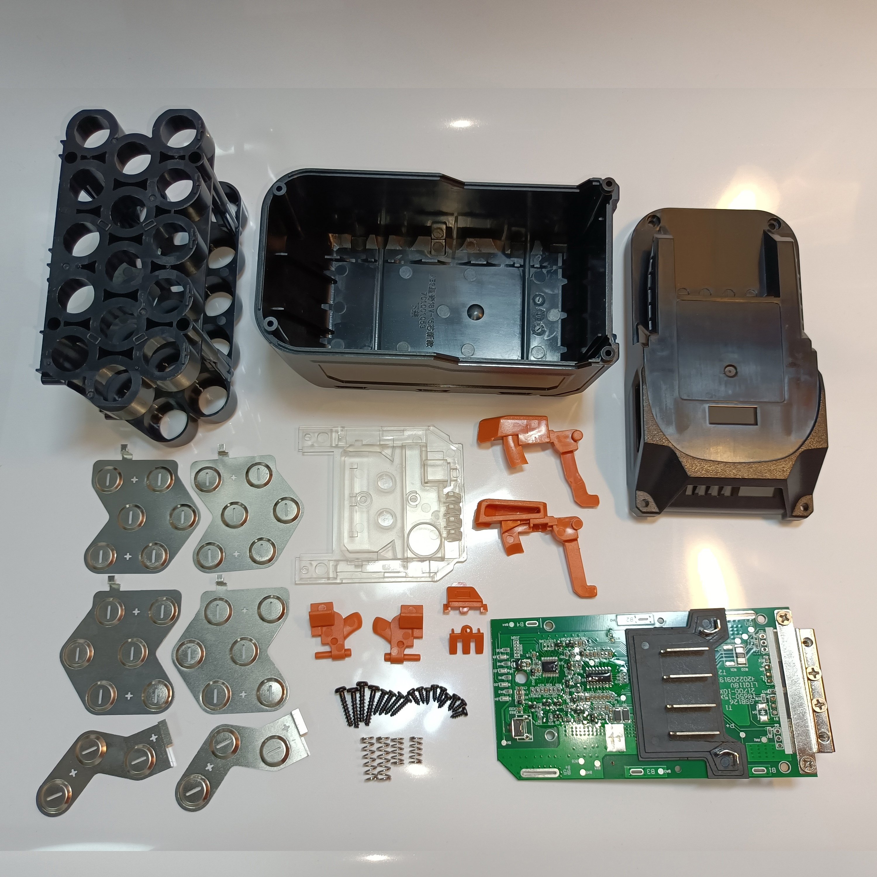 Factory Price AEG RIGID 18v 9.0AH L1890R 15 Cells 18650 Plastic case Plastic Housing Plastic Cover Bms 9.0AH L1815R L1240 L1215