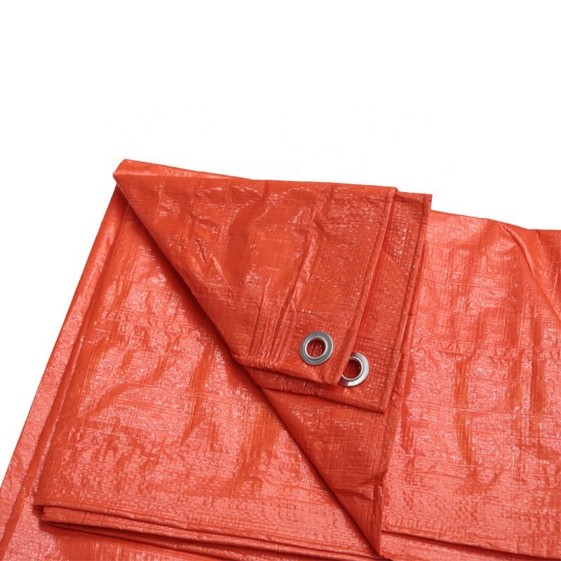 Waterproof Orange Blue Polyethylene Tarp/ PE Tarpaulin for Truck Cover& Boat
