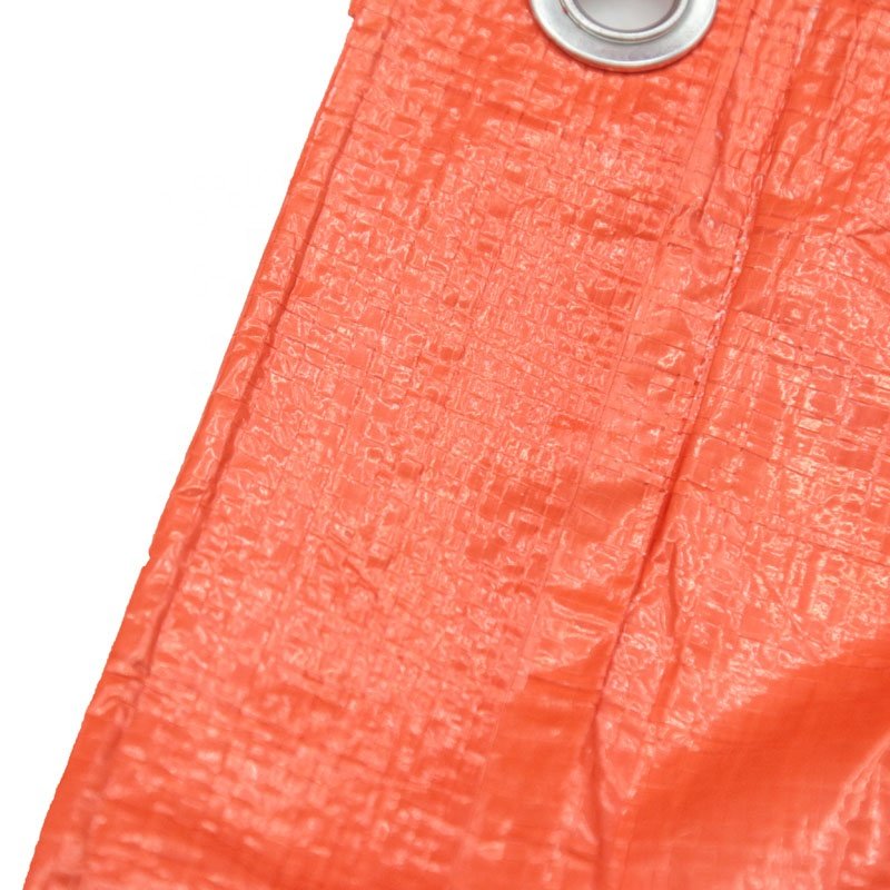 Waterproof Orange Blue Polyethylene Tarp/ PE Tarpaulin for Truck Cover& Boat