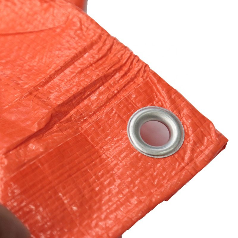 Waterproof Orange Blue Polyethylene Tarp/ PE Tarpaulin for Truck Cover& Boat