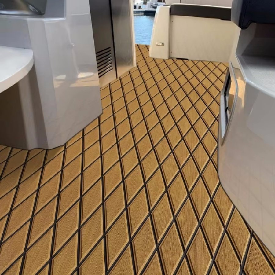 Anti-Slip Marine Flooring Artificial Teak EVA Foam Ship Deck Panel Parts & Accessories