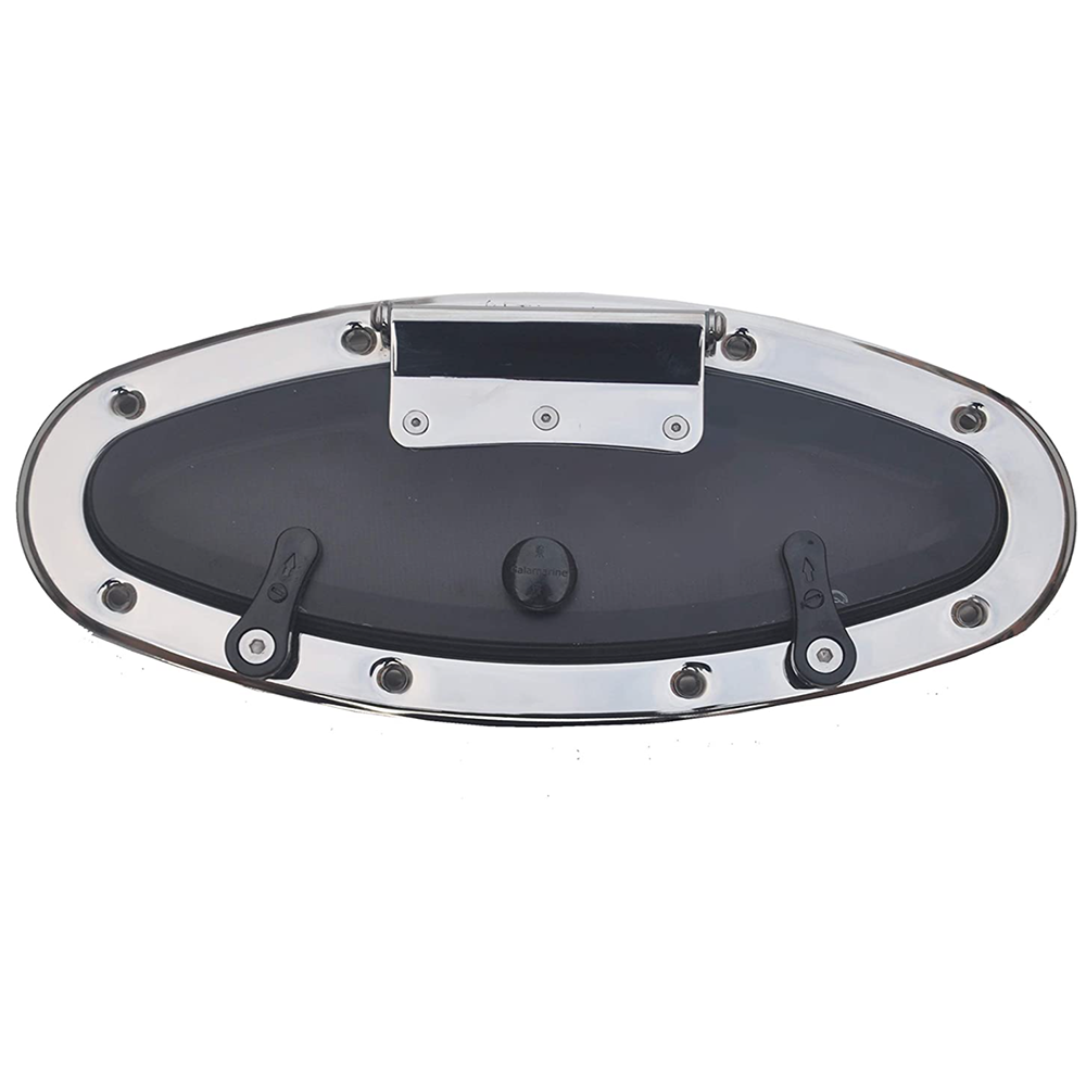 Durable Deck Hatch Cover Stainless Steel Porthole Oval Metal Round with Acrylic Marine Boat Windows