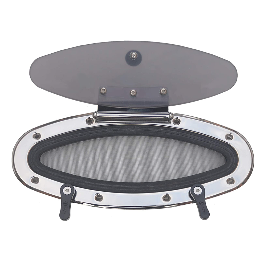 Durable Deck Hatch Cover Stainless Steel Porthole Oval Metal Round with Acrylic Marine Boat Windows