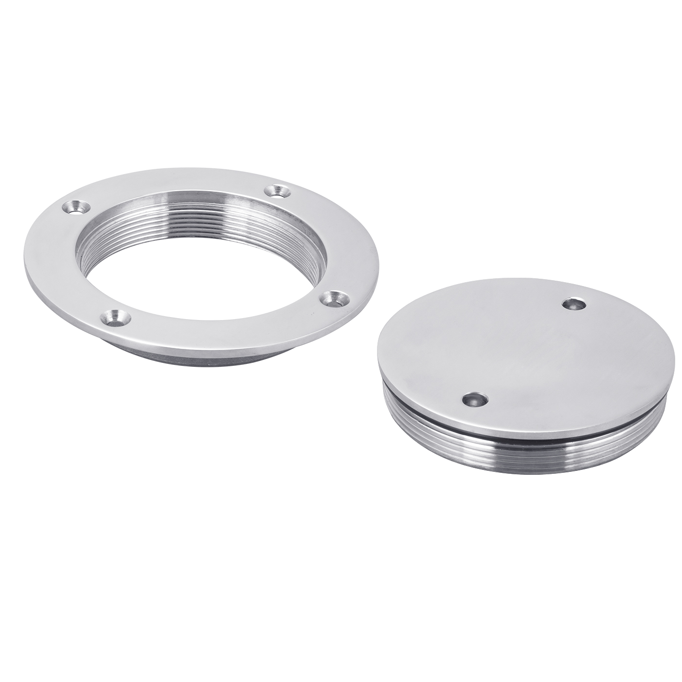 6 Inch Stainless Steel 316 Marine Boat High Polishing Mirror Hatch Cover Hole Floor Deck Plate with Key