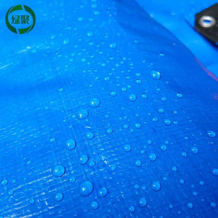 12x26ft 4x8m Pe Terpal Blue Orange Color Pe Waterproof Laminated Tent Tarpaulin