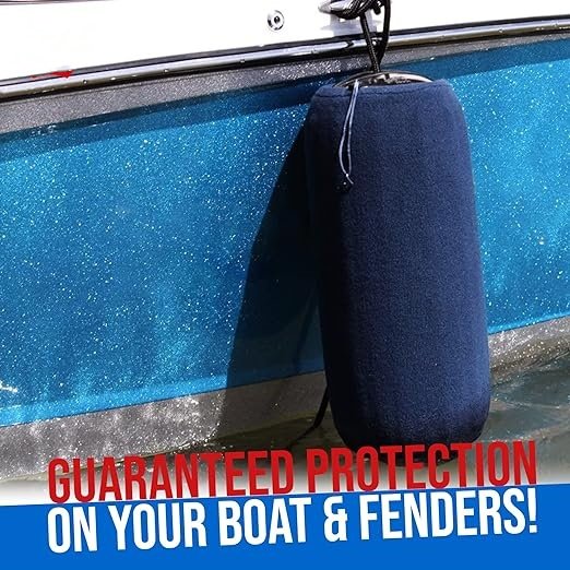 2024 Customized Polyester Boat Fenders Cover Navy Blue Marine Great Fender Bumper Thickened Wear-Resistant Bumper Cover