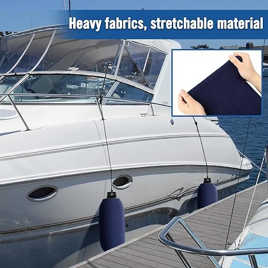 2024 Customized Polyester Boat Fenders Cover Navy Blue Marine Great Fender Bumper Thickened Wear-Resistant Bumper Cover
