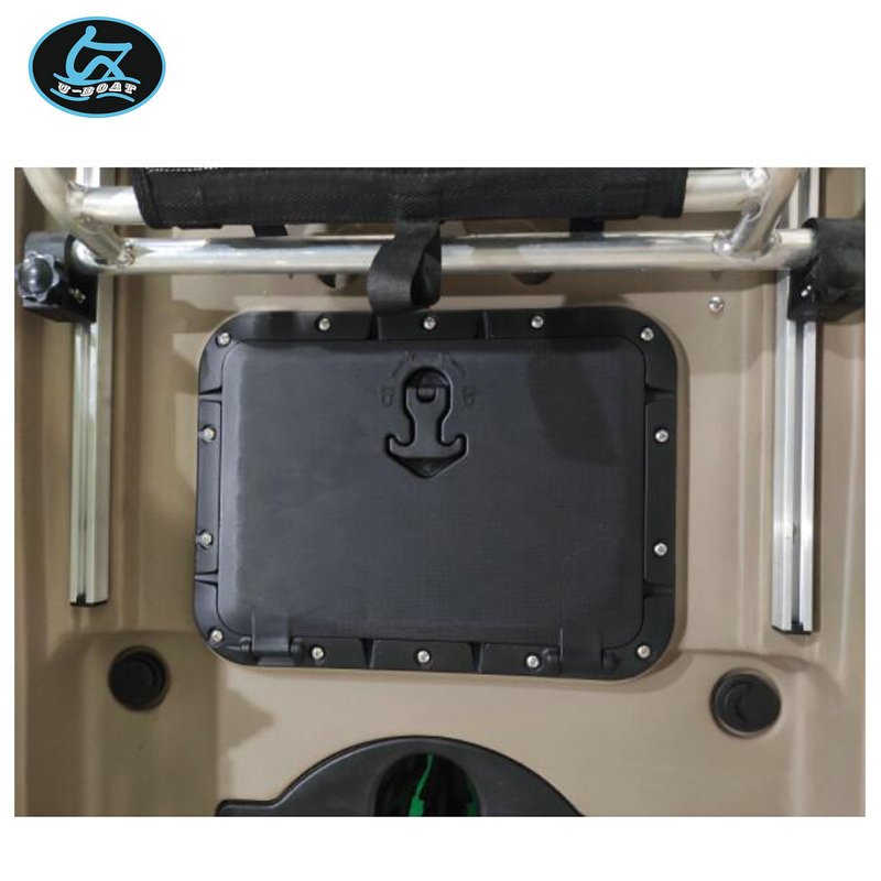 U-boat square Shaped Waterproof Hatch Cover for Rowing Baot with Fishing Bait Inside for Kayak Accessory