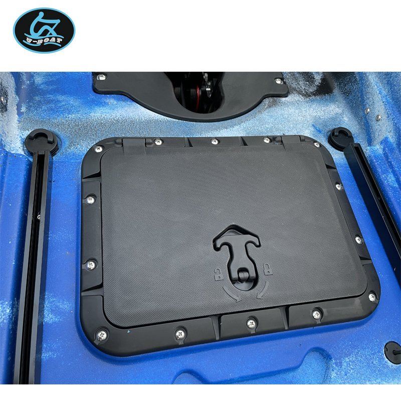 U-boat square Shaped Waterproof Hatch Cover for Rowing Baot with Fishing Bait Inside for Kayak Accessory