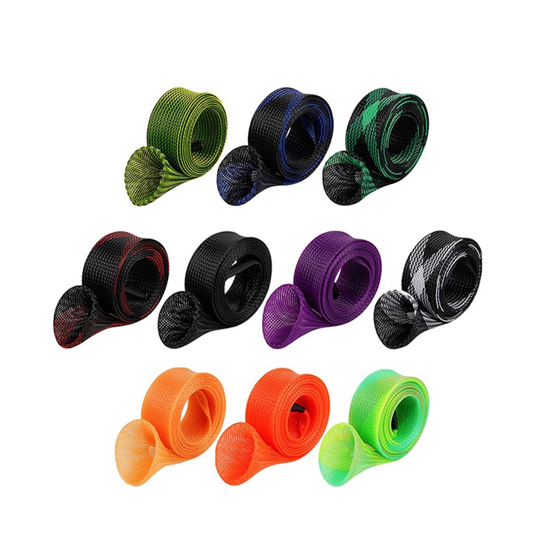 Fishing Rod Sock Sleeve Rod Cover Braided Mesh Rod Protector