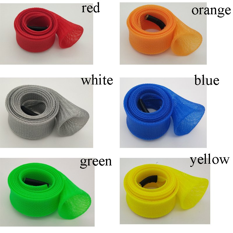 Fishing Rod Sock Sleeve Rod Cover Braided Mesh Rod Protector