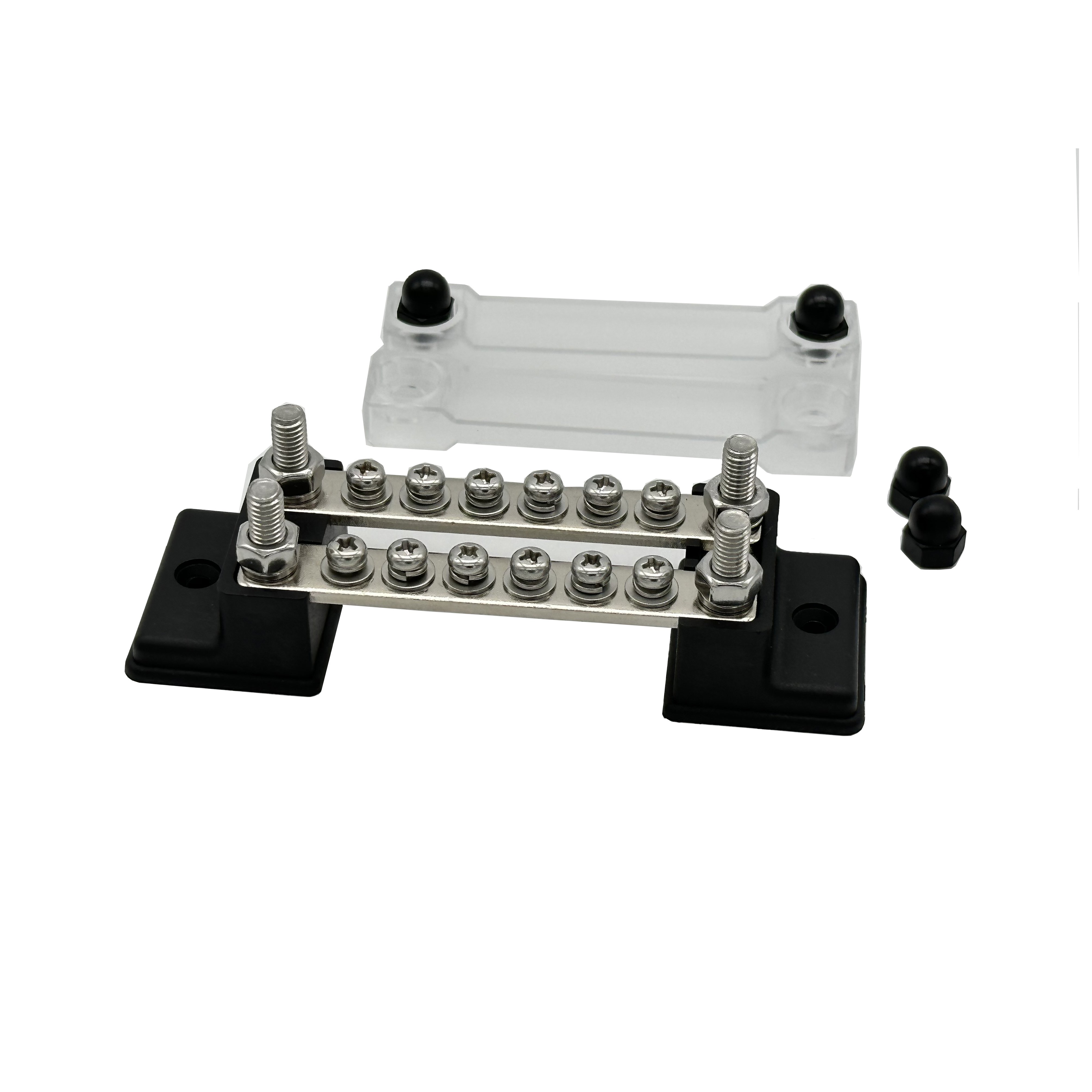 Hot Sale Automotive & Marine Power Distribution Bus Bar 10 Way Screw with Cover - 150A