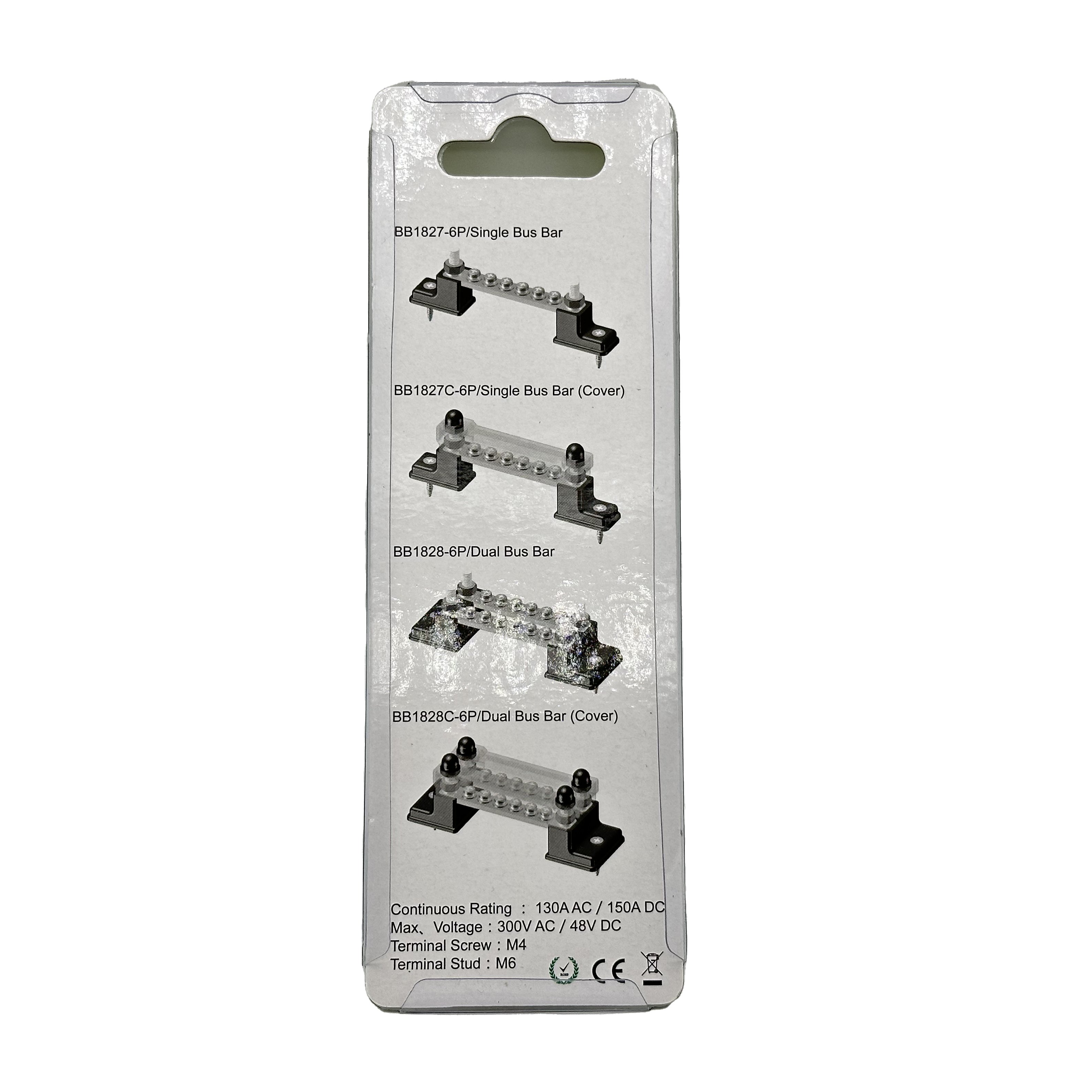 Hot Sale Automotive & Marine Power Distribution Bus Bar 10 Way Screw with Cover - 150A
