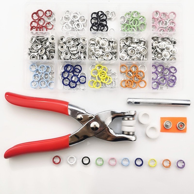 YUHANG 9.5 mm Button Snap Pliers, Fastener Pliers, Press Tool Kit