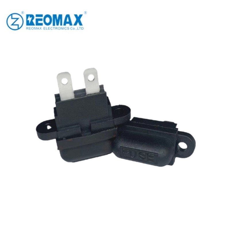 Standard/ATC/Middle Car Blade Fuse Holder PCB Panel Mounted Fuse Base With Cover 32V Fuse Components Nylon PA66 Flame Retardant