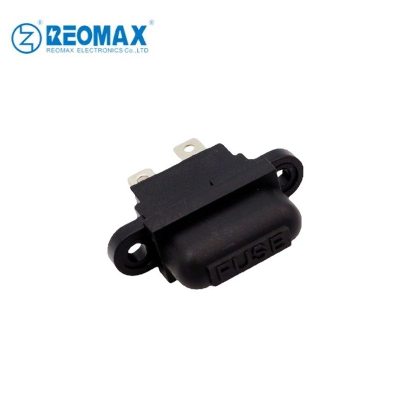 Standard/ATC/Middle Car Blade Fuse Holder PCB Panel Mounted Fuse Base With Cover 32V Fuse Components Nylon PA66 Flame Retardant