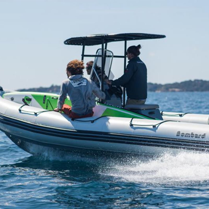 Raider RD380 Universal Economical Marine Boat Aluminum T Top Anodized Black 1.5" Heavy Duty Boat T Top