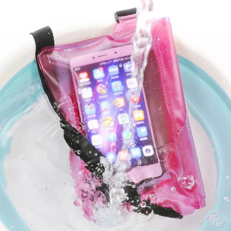 Transparent Underwater Dry Protection Bag for iphone Mobile Phone Pouch PVC Large Waterproof Phone Pouch Dry Bag for Diving