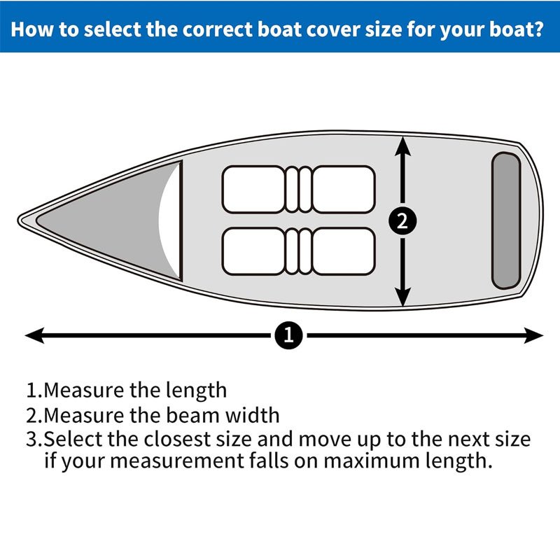 Heavy-duty Outdoor Breathable Waterproof Polyester Boat Cover Trailerable Boat Cover