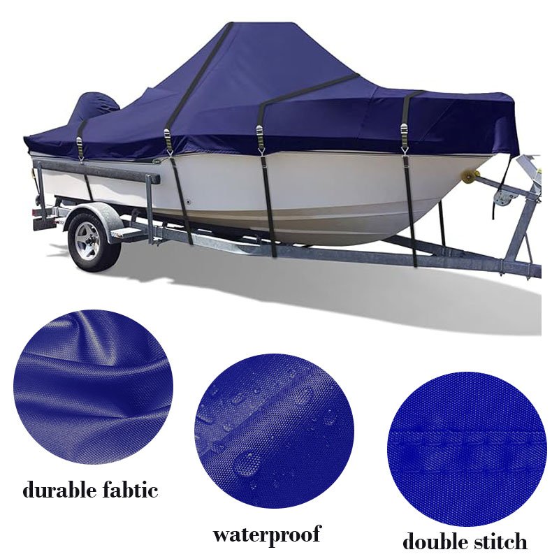 High Quality Breathable Marine Grade Fabric Uv Cover Boat Durable Boat Cover Waterproof Cover Boat