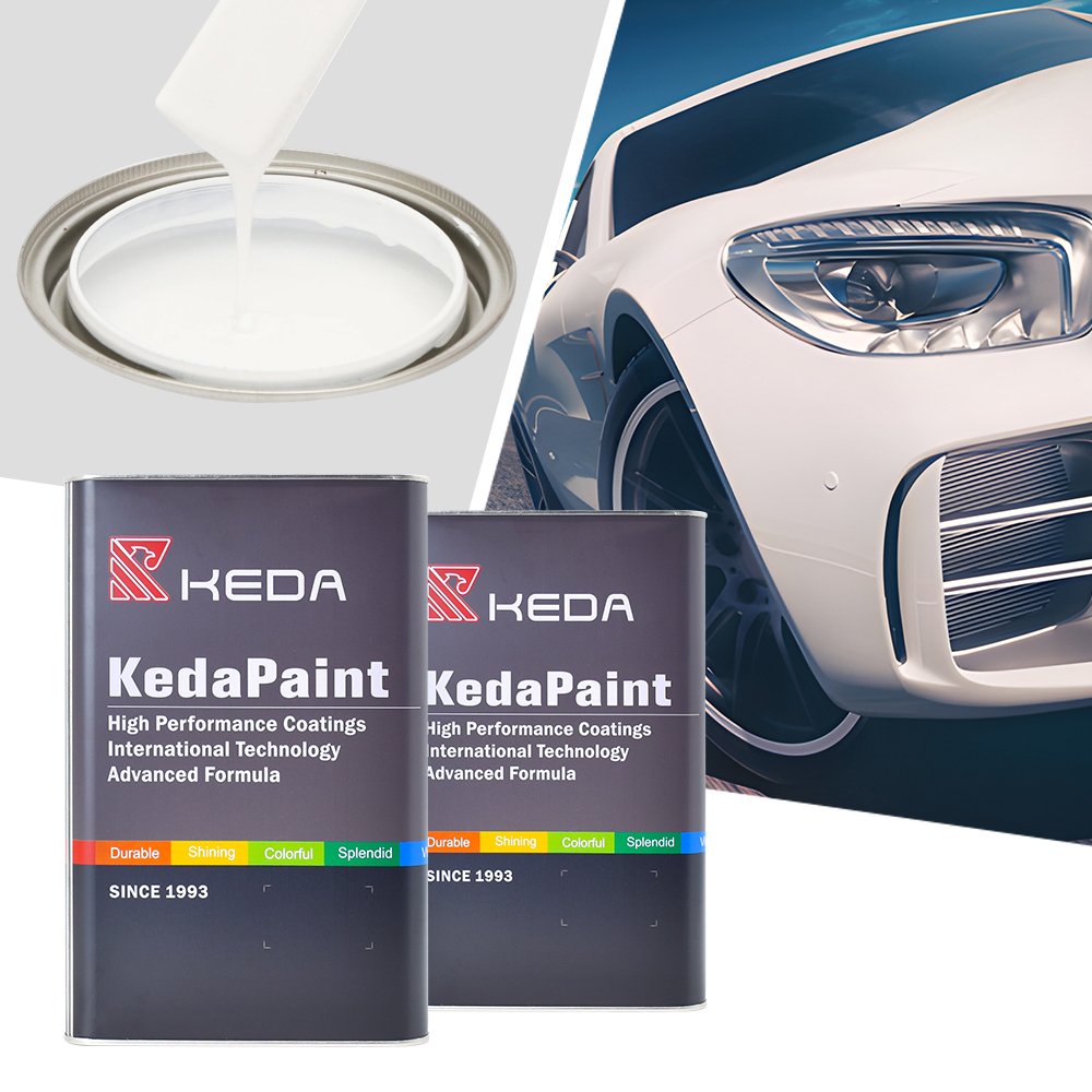 1K 2K Good Cover Color Basecoat Automotive Refinish Paint Lacquer Easy Spray Matte Silver Gray Black Metallic Car Paint