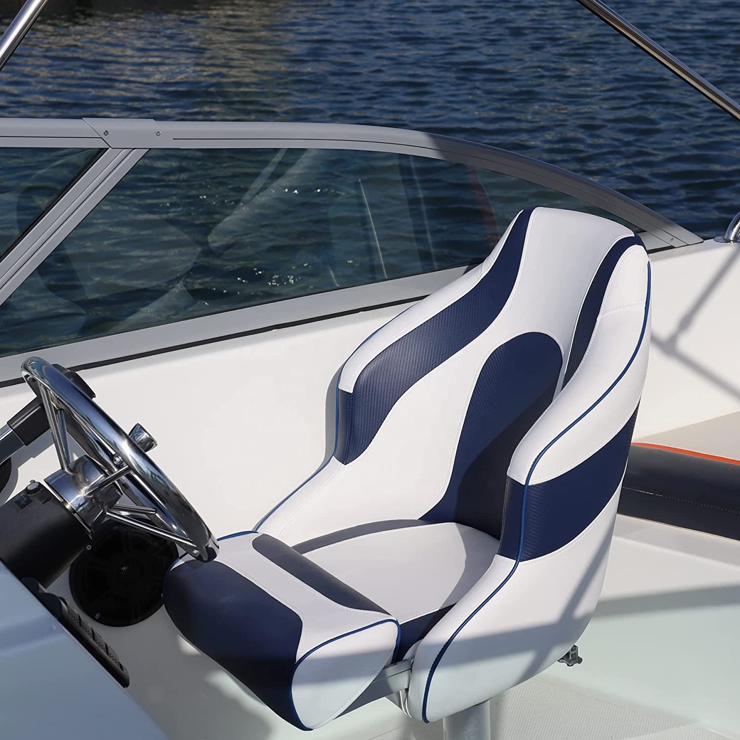 Wholesale Customized High Back Marine Seat Waterproof Folding Fishing Boat Seats