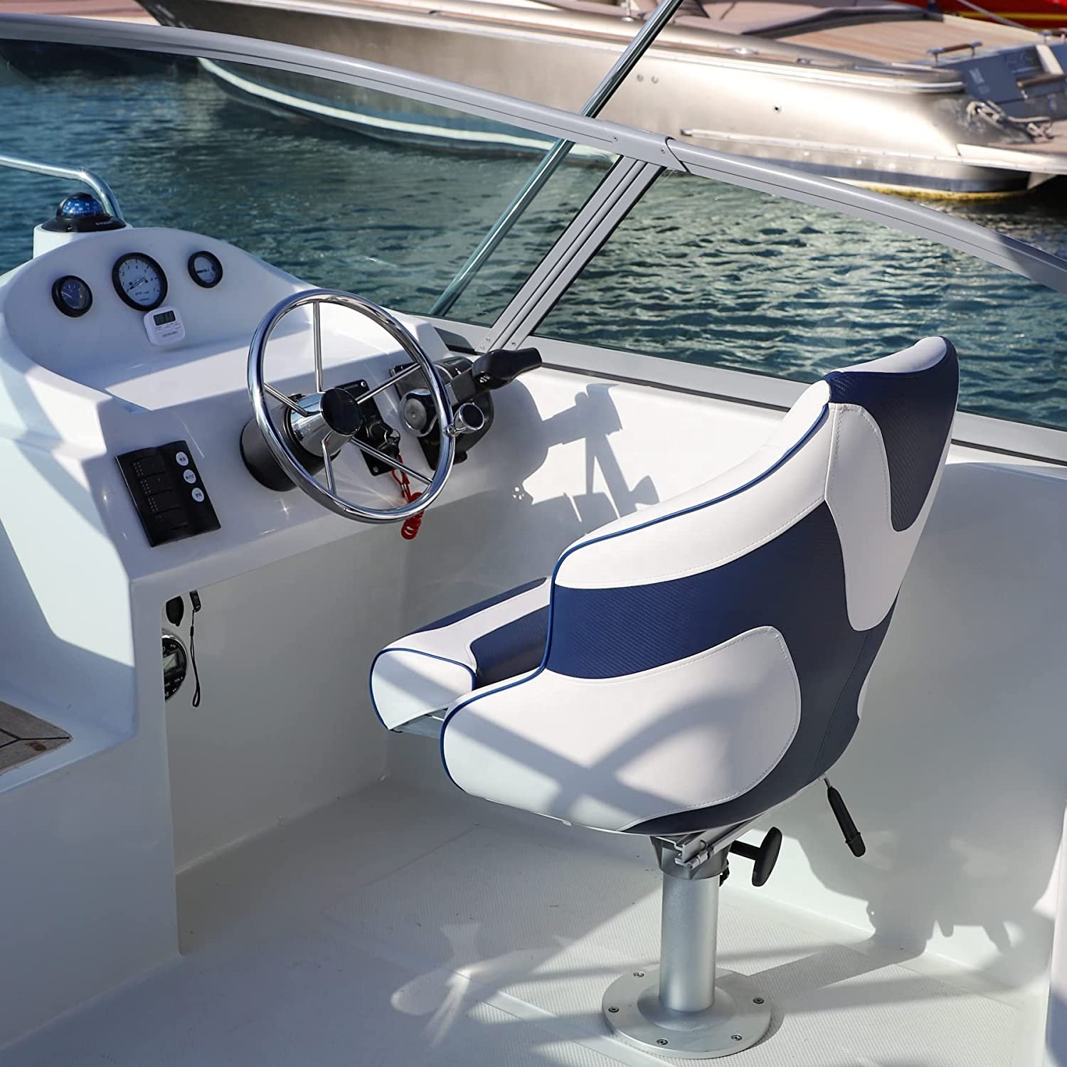 Wholesale Customized High Back Marine Seat Waterproof Folding Fishing Boat Seats