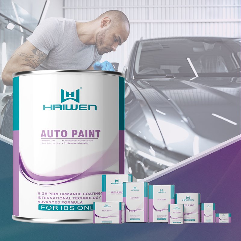 Haiwen 1K Auto Paint Autobody Refinish Car Paint Trans Red Color Mirror Effect Basecoat Coating UV Main Raw Material Spray