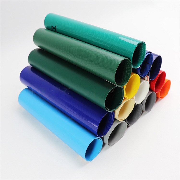 PVC Tarpaulins Waterproof Heavy Duty Tent Cover Blue White Truck Tarpaulin for Outdoor Facilities Boat Covering