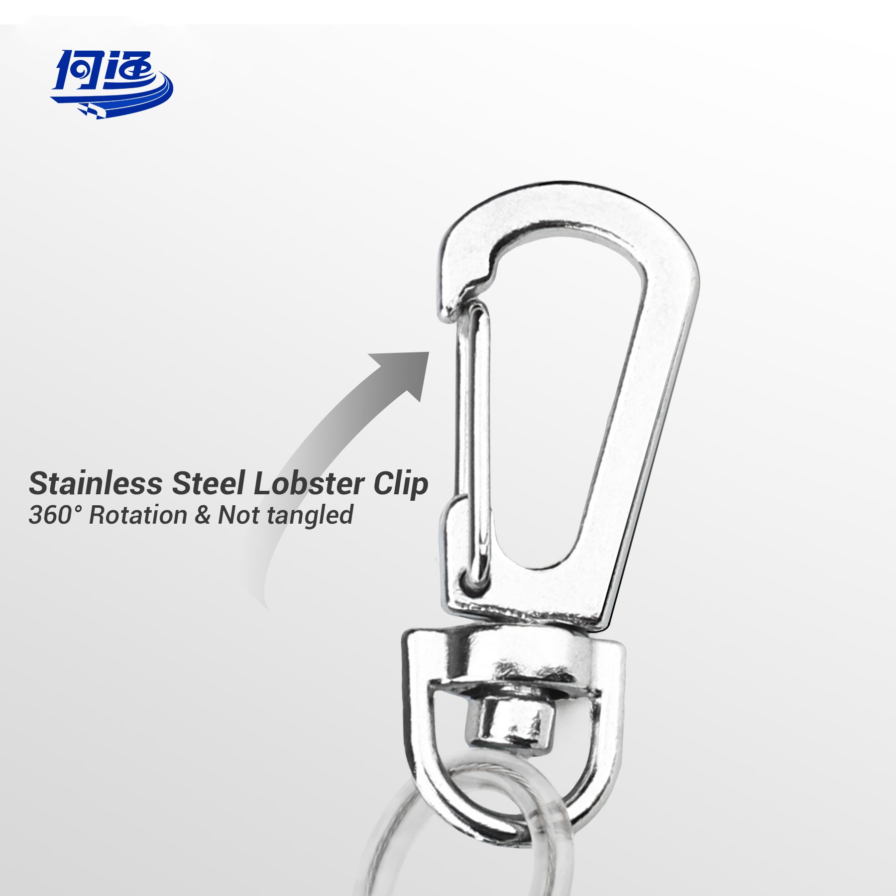 Pole Safety Coil Cord Lanyard Retractable Wire Inside Tup Cover Flying Fishing Lanyards Accessories Tackle Tool