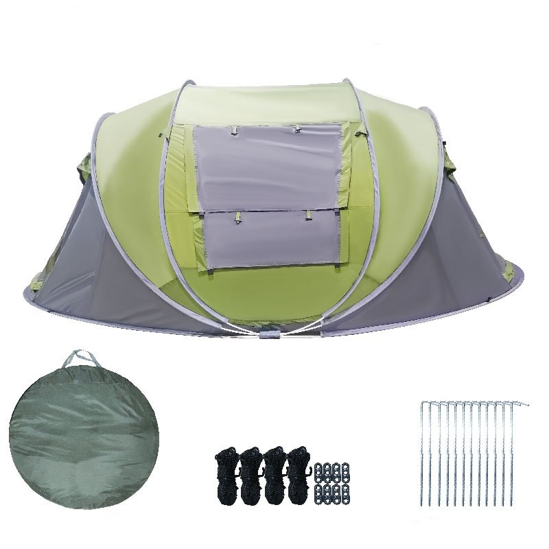 5~6 Person Fiberglass Outdoor Camping Pop up Tent Waterproof Material Eco-friendly Pop-up Boat Tent