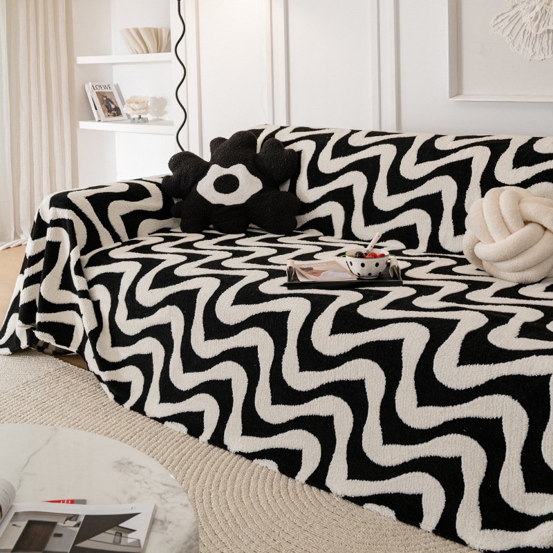 Plush Light Luxury Sand Hair Towel Winter Thickened Plush Cover Towel Non-slip and Dirty Sofa Cover