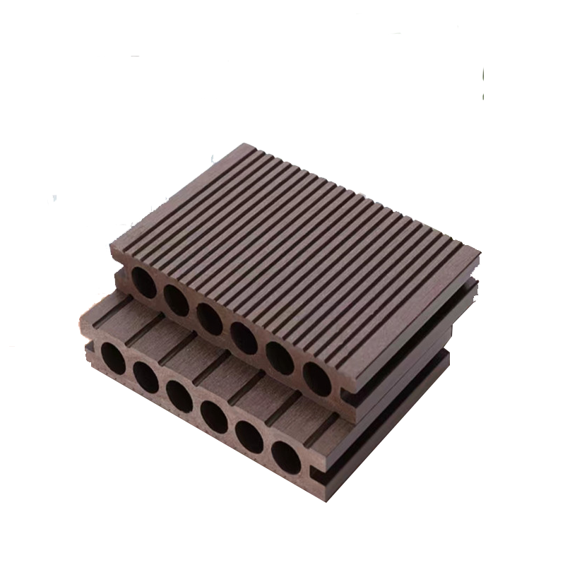 WPC Vertical Grain 20mm 25 mm Waterproof Wooden Laminated Flooring Outdoor Plastic Deck Floor Covering with High Quality