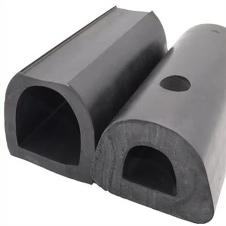 Hot Selling Customizable D Type Rubber Fender Strip Pattern Dock Bumper For Marine Pier Protection Direct From China Factory