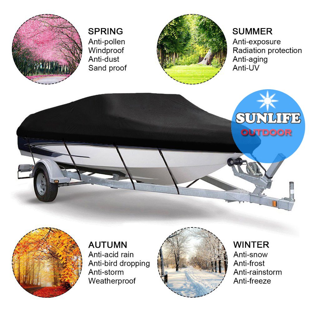 High Quality 600D Polyester Oxford Professional Speedboat Cover,Heavy Duty 100% Waterproof Boat Covers, Boat Cover Fabricrib
