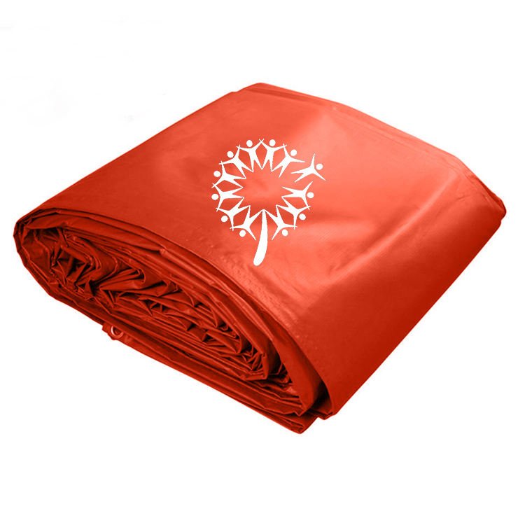 Factory Custom Made 500D Waterproof Reinforced PVC Tarpaulin Multi-purpose for Truck, Boat, RV, Roof Covering